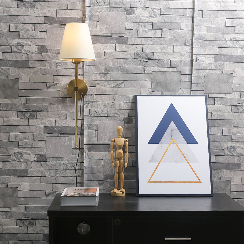 Wireless LED Wall Sconce for Bedside & Bedroom Inspo | Classic Shaded