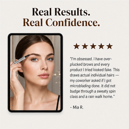 Ultra-fine 4-in-1 waterproof liner pen for brows, eyes & hairline + buy 1 get 1 free