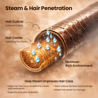 Hair Steamer 2 in 1 Ozone Facial Steamer for Personal Care