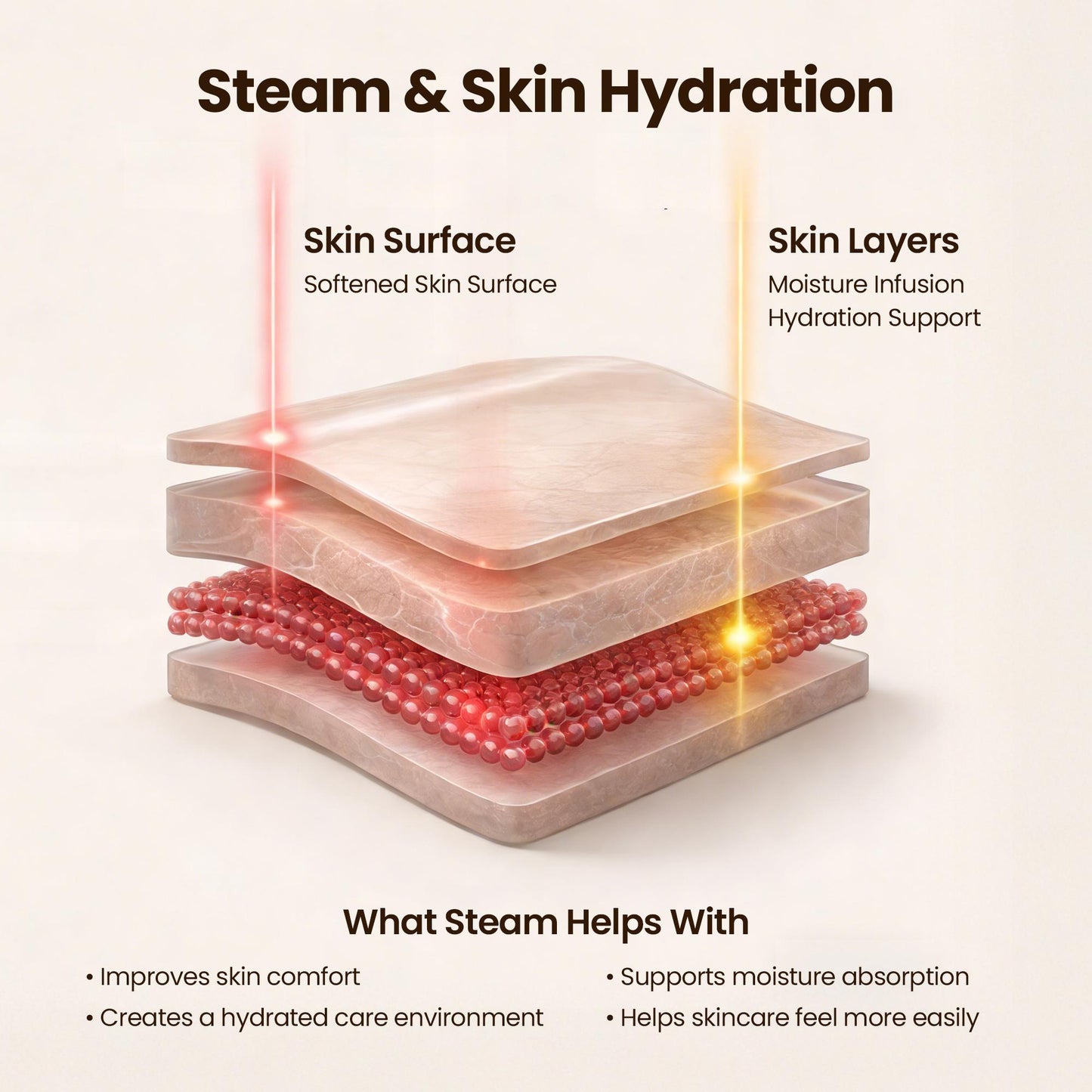 Hair Steamer 2 in 1 Ozone Facial Steamer for Personal Care