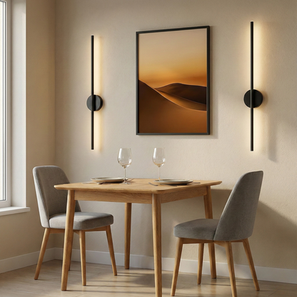 Luma Axis | Wireless LED Wall Sconce for Modern Living Room & Bedside