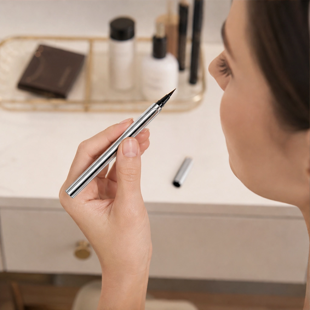 Ultra-fine 4-in-1 waterproof liner pen for brows, eyes & hairline + buy 1 get 1 free