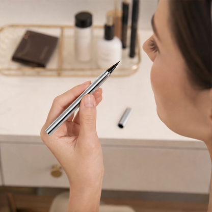 Ultra-fine 4-in-1 waterproof liner pen for brows, eyes & hairline + buy 1 get 1 free