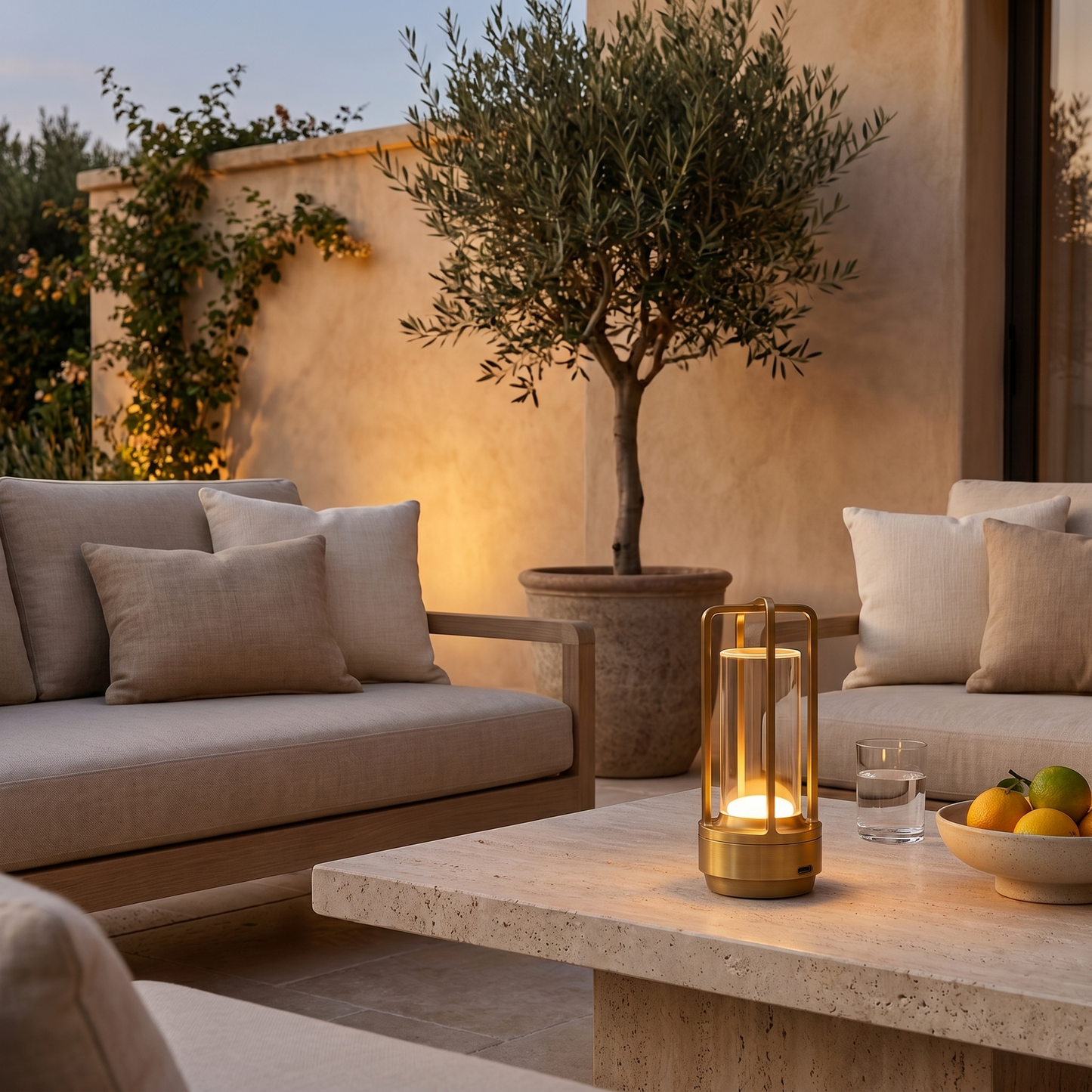 Sora Minimalist Lantern – Cordless Ambient LED Lamp