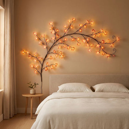 BLOOMDUSK™ – BENDABLE CHERRY BLOSSOM VINE LED WALL LIGHT
