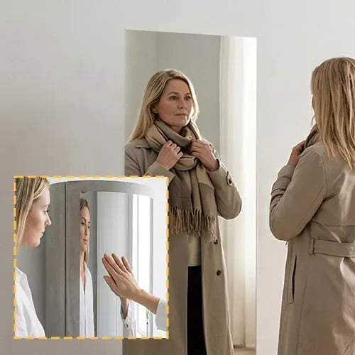 InfinityGrid™ Shatterproof Peel & Stick Mirror Tiles