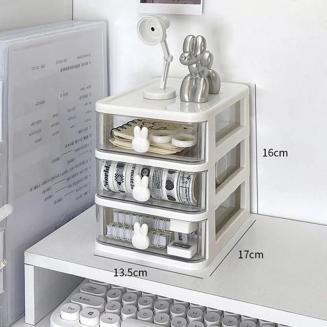 Kawaii Mini Desk Drawer Organizer