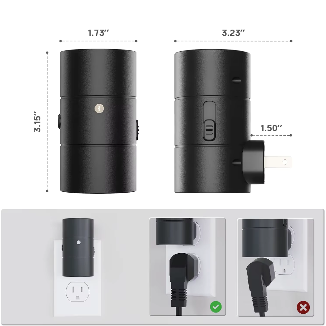 Luma One | Plug-In LED Night Light for Modern Room Decor & Hallways