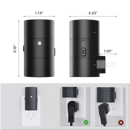 Luma One | Plug-In LED Night Light for Modern Room Decor & Hallways