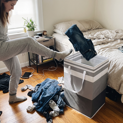 Waterproof Fabric Laundry Basket - 75 L