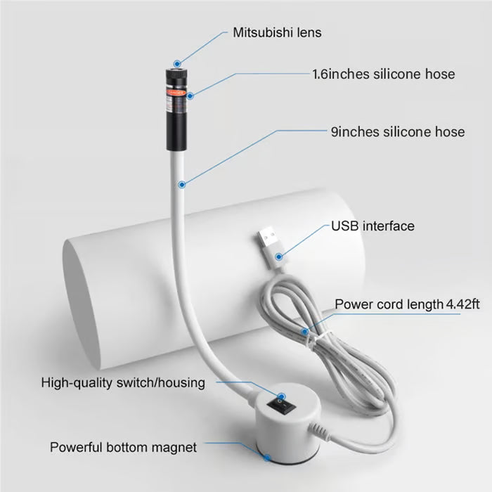 Magnetic Positioning Quilting Light for Sewing Machine