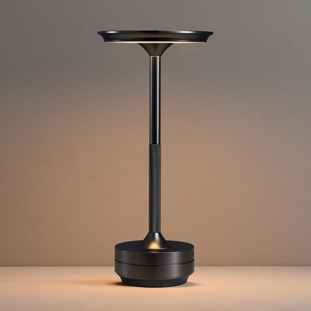 Luma Solis Cordless Minimalist Table Lamp - Rechargeable LED Accent Light
