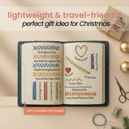 🔥 🌈Beginner-Friendly💕 Embroidery Stitch Book