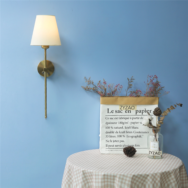 Wireless LED Wall Sconce for Bedside & Bedroom Inspo | Classic Shaded