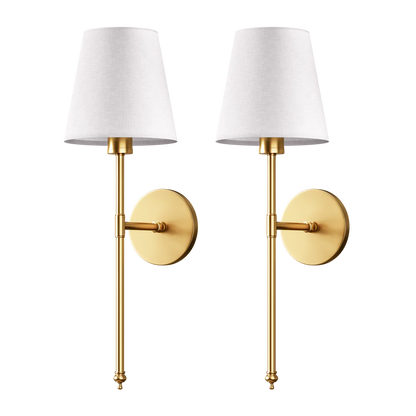 Wireless LED Wall Sconce for Bedside & Bedroom Inspo | Classic Shaded