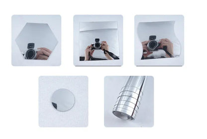 InfinityGrid™ Shatterproof Peel & Stick Mirror Tiles