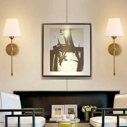 Wireless LED Wall Sconce for Bedside & Bedroom Inspo | Classic Shaded