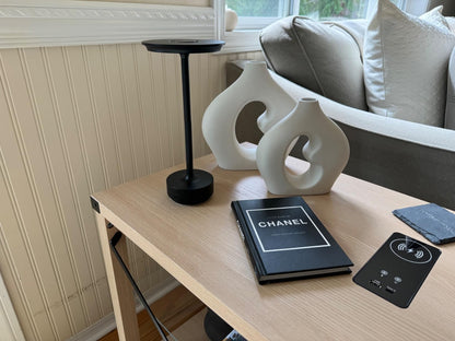 Luma Solis Cordless Minimalist Table Lamp - Rechargeable LED Accent Light