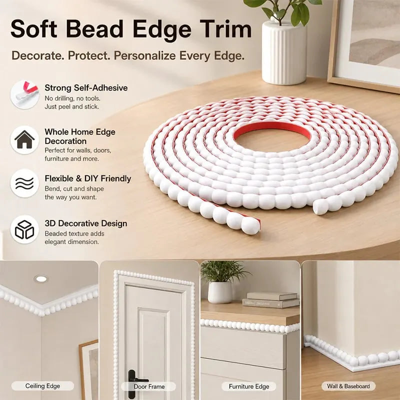 ✨ Peel & Stick Molding Trim for Custom-Look Walls