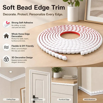 ✨ Peel & Stick Molding Trim for Custom-Look Walls