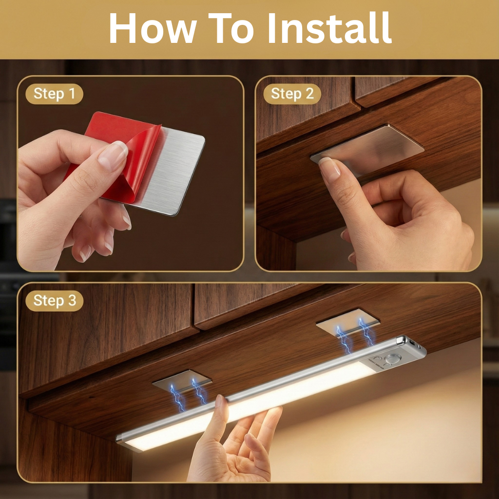 Aura Glow Bar | Minimalist Motion Sensor LED Light