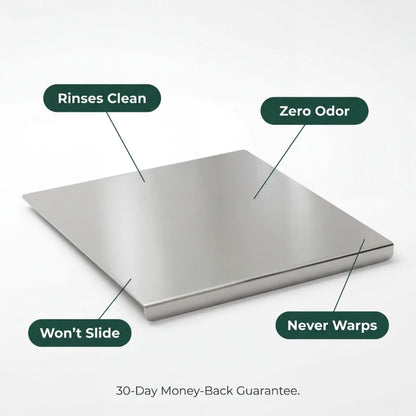 Stainless Steel Countertop Chopping Board