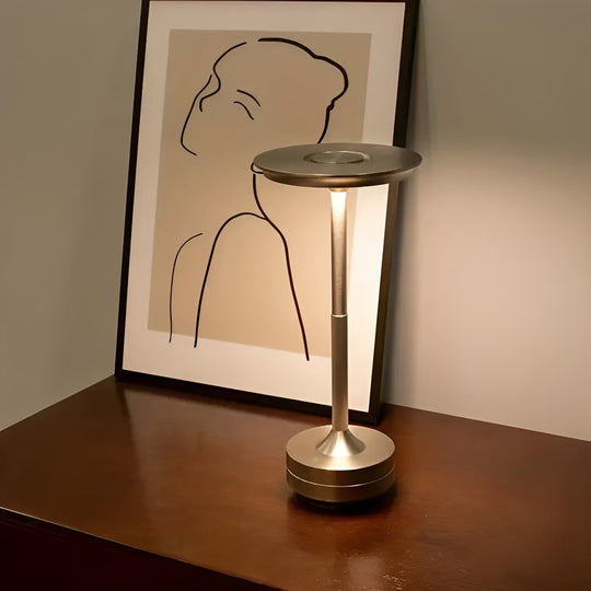 Luma Solis Cordless Minimalist Table Lamp - Rechargeable LED Accent Light