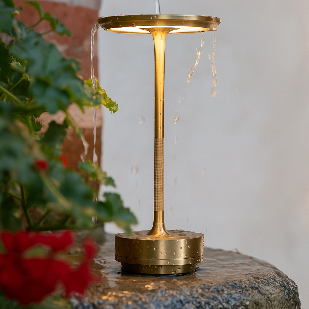 Luma Solis Cordless Minimalist Table Lamp - Rechargeable LED Accent Light
