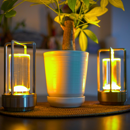 Sora Minimalist Lantern – Cordless Ambient LED Lamp