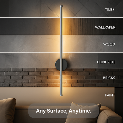 Luma Axis | Wireless LED Wall Sconce for Modern Living Room & Bedside