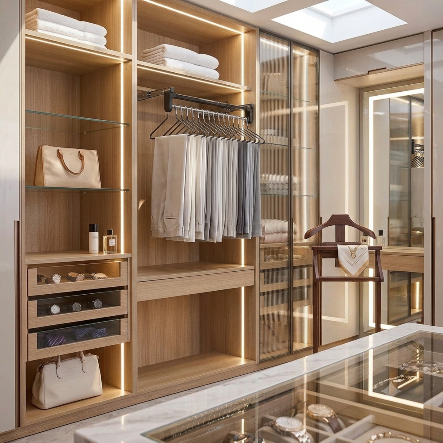 Adjustable Pull-Out Clothes Rail