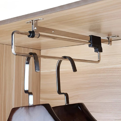 Adjustable Pull-Out Clothes Rail