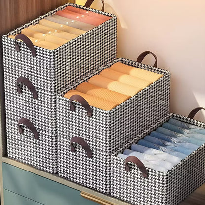 Foldable jeans organizer for the closet