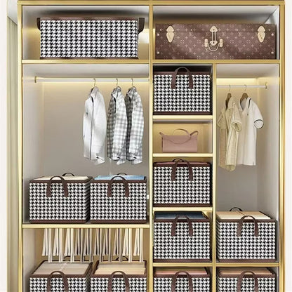 Foldable jeans organizer for the closet