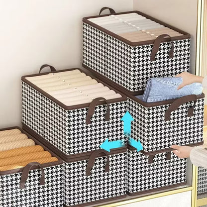 Foldable jeans organizer for the closet