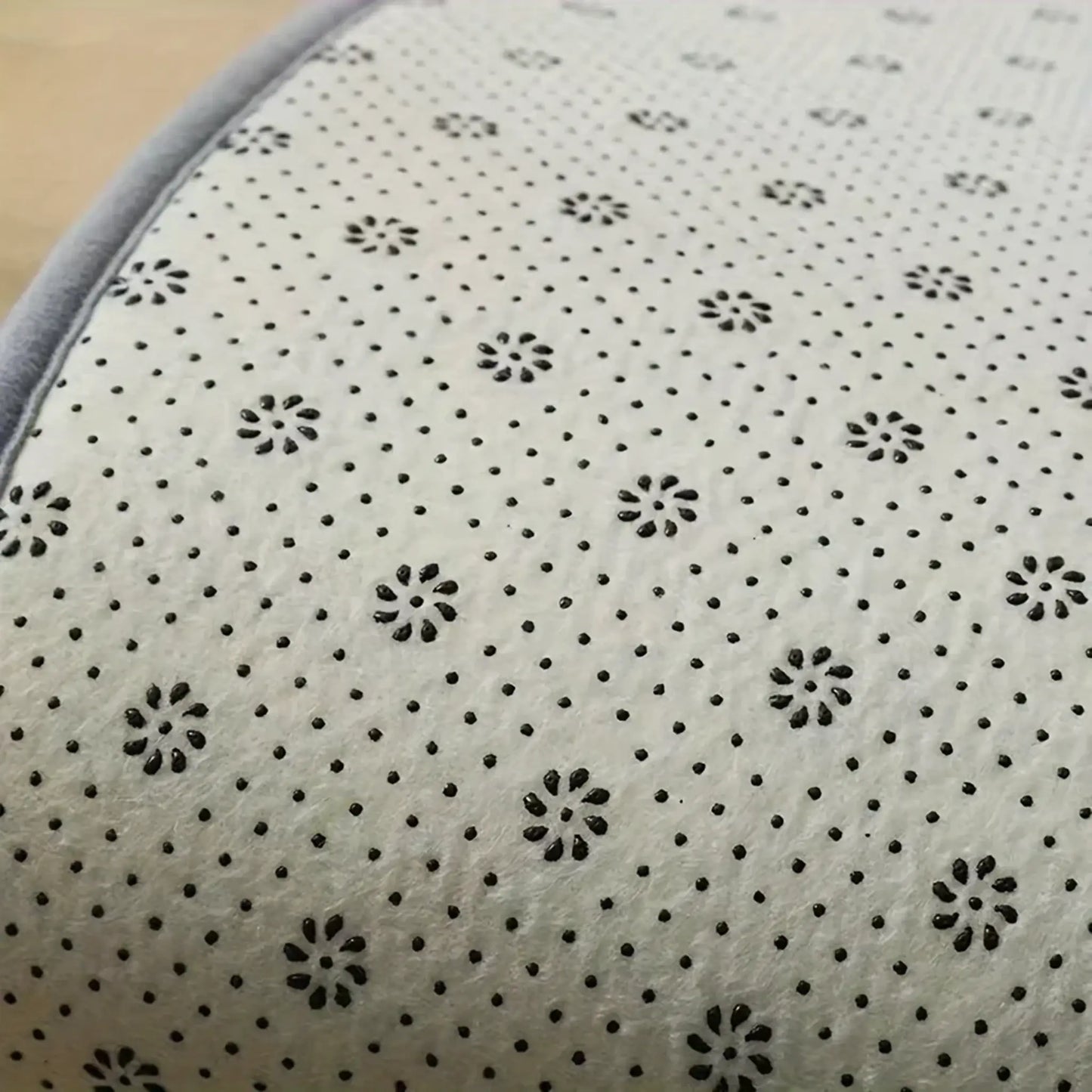 Thickened solid color bathroom non-slip floor mat shower room door absorbent foot mat square long hair toilet