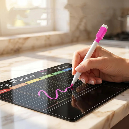 Magnetic Fridge Calendar Planner Set