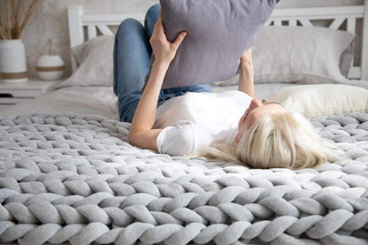 Chunky Knit Blanket