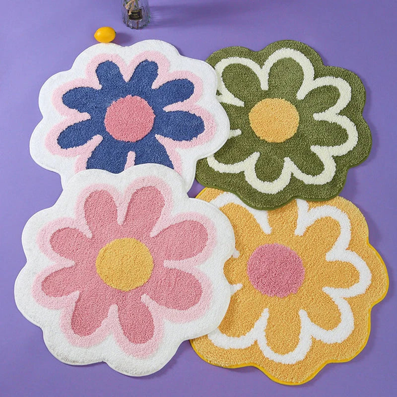 Pastel Flower Rug