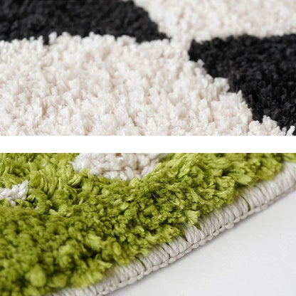 Irregular Checkered Rug