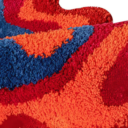 Abstract Blob Tufted Accent Rug