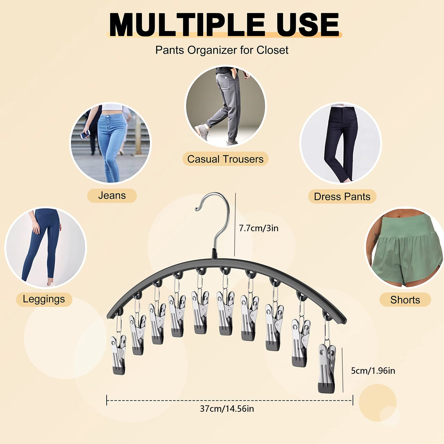 Curved Leggings Hanger Organizer