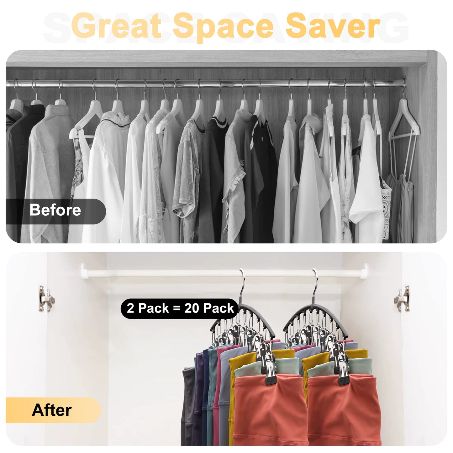 Curved Leggings Hanger Organizer