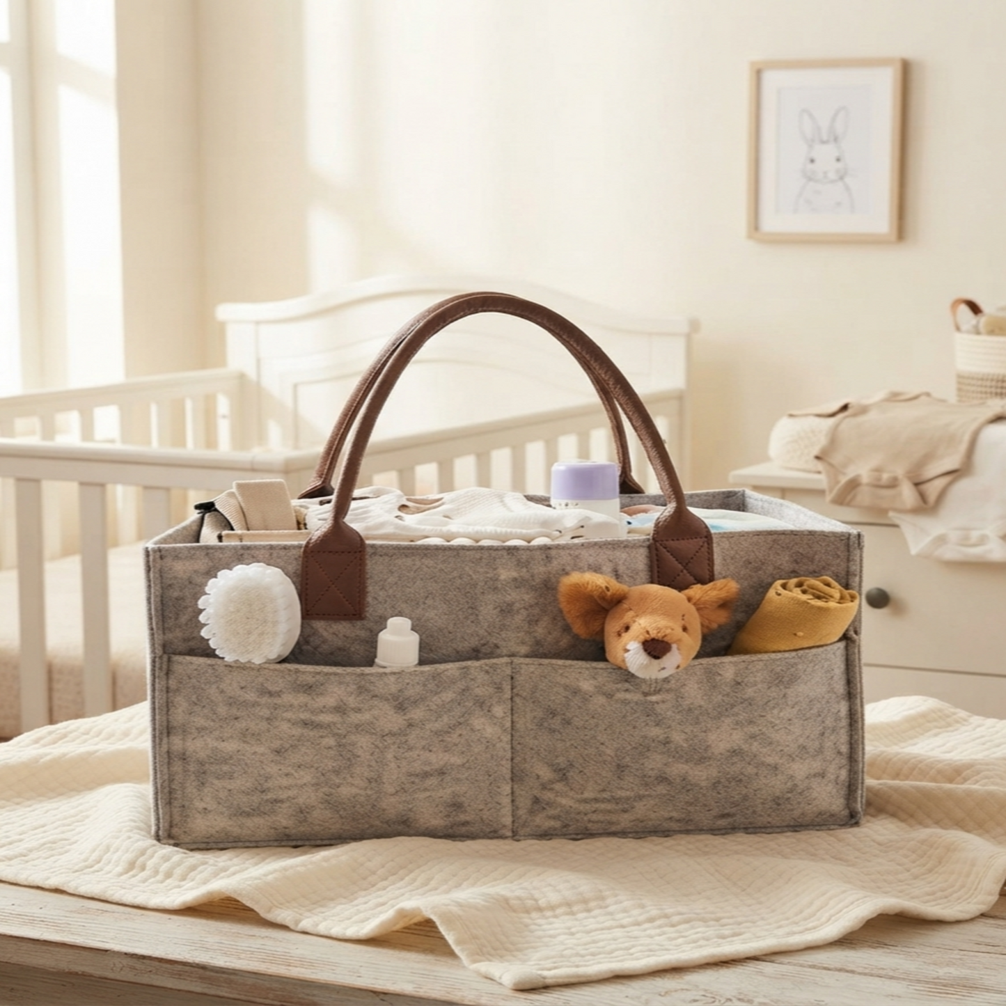 Baby Felt Nursery Organizer Caddy