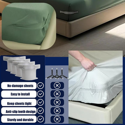 4-Pack Heavy Duty Bed Sheet Clips