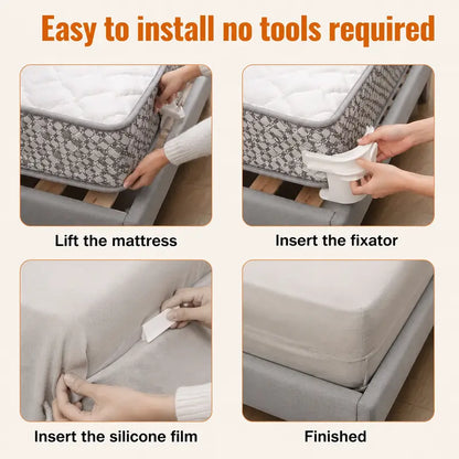 4-Pack Heavy Duty Bed Sheet Clips