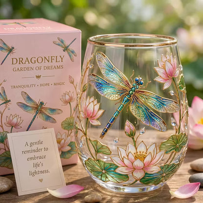 🌸🌿 Limited Edition 2026 Garden Morning Bliss Glass Tea Cup☀️☕