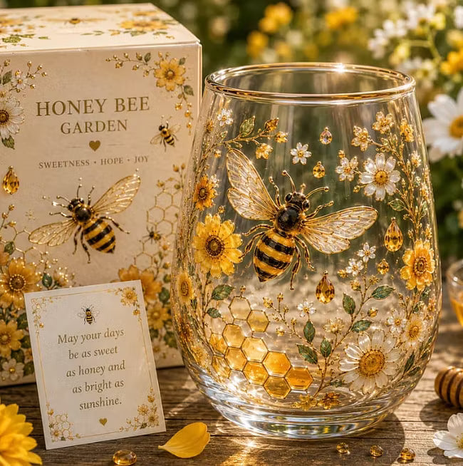 🌸🌿 Limited Edition 2026 Garden Morning Bliss Glass Tea Cup☀️☕