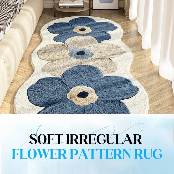 BlossomWaves – Soft Designer Rug