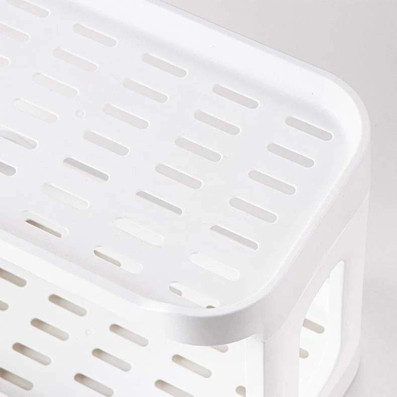 Minimalist Two-Storey Desk Shelf